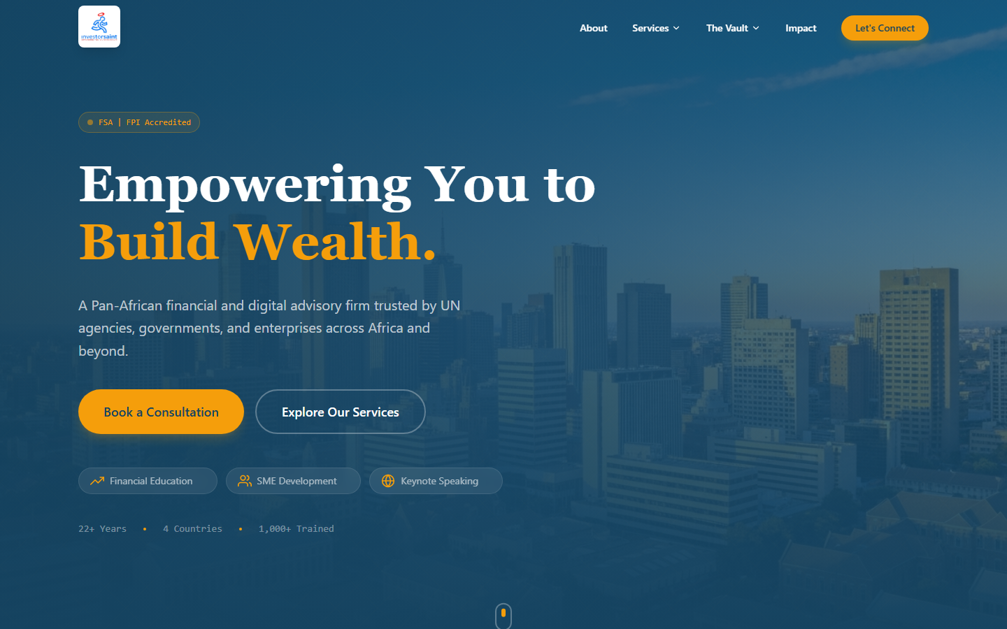 InvestorSaint — Pan-African advisory